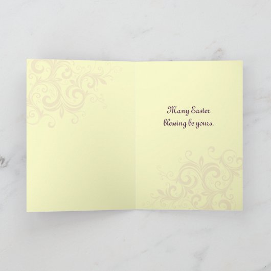 Retro Kaart van Pasen (Binnen)