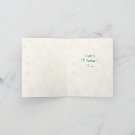 Retro Kaart van Valentijn voor Kind (Binnen)