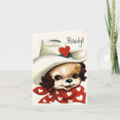 Retro Kaart van Valentijn voor Kind (Voorkant)