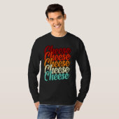 Retro kaas Eater Graphic T-shirt (Voorkant volledig)