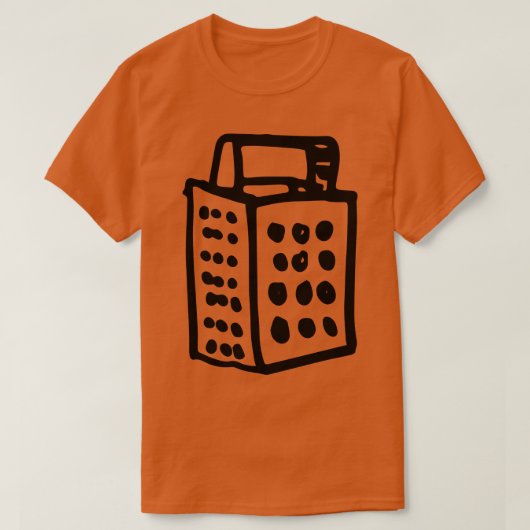 Retro kaasrasp t-shirt (Design voorkant)