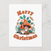 Retro Kabouter Kerstmis Informatiekaartje (Achterkant)