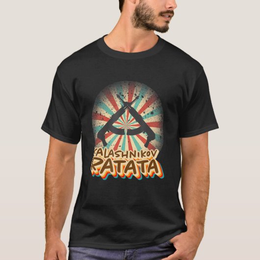 Retro Kalashnikov T-shirt (Voorkant)