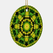 Retro Kaleidoscoop Art Keramisch Ornament (Rechts)