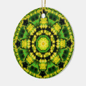 Retro Kaleidoscoop Art Keramisch Ornament (Links)