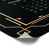 Retro Kalender 2025 Poster (Hoek)