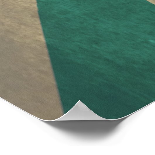 Retro kalm houden en doorgaan poster (Hoek)