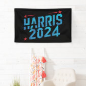 Retro Kamala Harris 2024 Spandoek (Insitu)