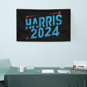 Retro Kamala Harris 2024 Spandoek (Beurs)