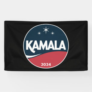 Retro Kamala Harris 2024 Voor President Verkiezing Spandoek