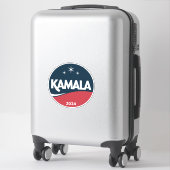 Retro Kamala Harris 2024 Voor President Verkiezing Sticker (Koffer)