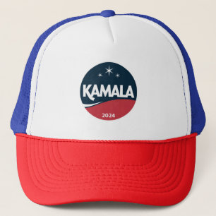 Retro Kamala Harris 2024 Voor President Verkiezing Trucker Pet