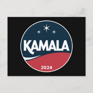 Retro Kamala Harris 2024 Voor Presidentsverkiezing Briefkaart