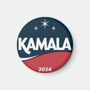 Retro Kamala Harris 2024 Voor Presidentsverkiezing Magneet