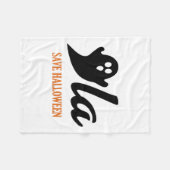 Retro Kamala Harris Halloween 2024 Comma La Ghost Fleece Deken (Voorkant (Horizontaal))