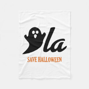 Retro Kamala Harris Halloween 2024 Comma La Ghost Fleece Deken