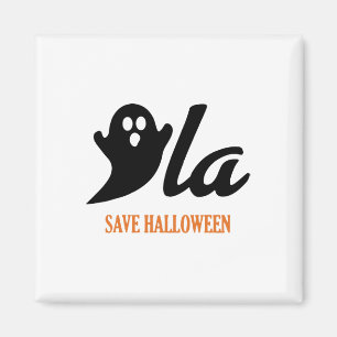 Retro Kamala Harris Halloween 2024 Comma La Ghost Magneet