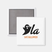 Retro Kamala Harris Halloween 2024 Comma La Ghost Magneet (Voorkant / Achterkant)