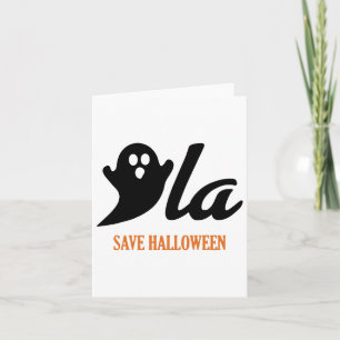 Retro Kamala Harris Halloween Comma La Ghost Pump Kaart