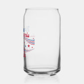 Retro Kamala Harris Tim Walz Schattigee verkiezing Blikvorm Glas (Links)