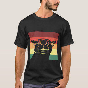 Retro Kameel Dessert Dier I Vintage Dromedaris T-shirt