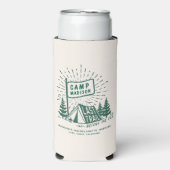 Retro Kamp Bachelorette Meisjes Camping Weekend Seltzer Blikjeskoeler (Seltzer Voorkant)