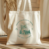 Retro Kamp Bachelorette Meisjes Glamping Weekend Tote Bag