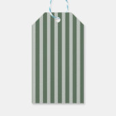 Retro Kampeer Avontuur Begint Favor Tag Cadeaulabel (Achterkant)
