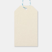 Retro kampeer bedankkaartjes cadeaulabel (Achterkant)