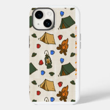 Retro kampeerhoesje voor iPhone