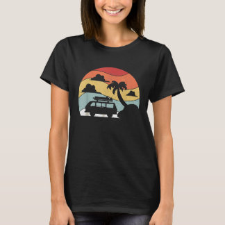 Retro Kamperen Camper Van Leven Hippie Vintage 1 T-shirt