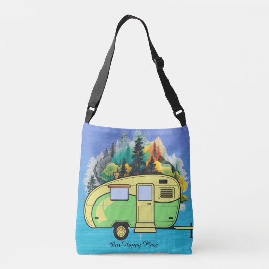 Retro kamperen. Ons happy place Tas (Achterkant)
