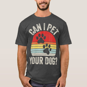  Retro Kan ik uw hond laten pellen T-shirt
