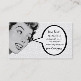 Retro kan V4 vertellen Visitekaartje