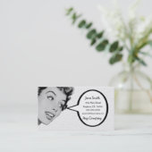 Retro kan V4 vertellen Visitekaartje (Staand voorkant)