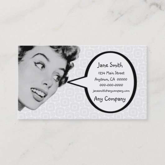 Retro kan V4 vertellen Visitekaartje (Voorkant)