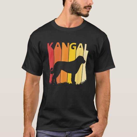 Retro Kangal Hond Vrolijk Kerstcadeau T-shirt (Voorkant)