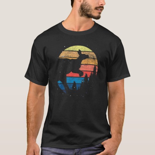 Retro Kangaroo Australia Animal Kangaroo T-shirt (Voorkant)
