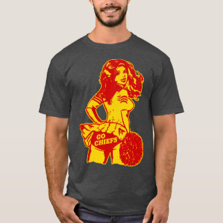 Retro Kansas City Cheerleader Baseball TS shirt