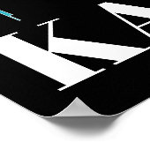 Retro  Kansas City Silhouet Skyline Poster (Hoek)