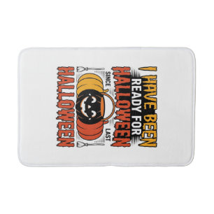 Retro Kant-en-Klaar Voor Halloween Snoep Emmer T-s Badmat