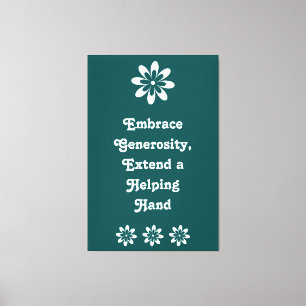 Retro Kantoor Motivatie Inspirerend Canvas Afdruk
