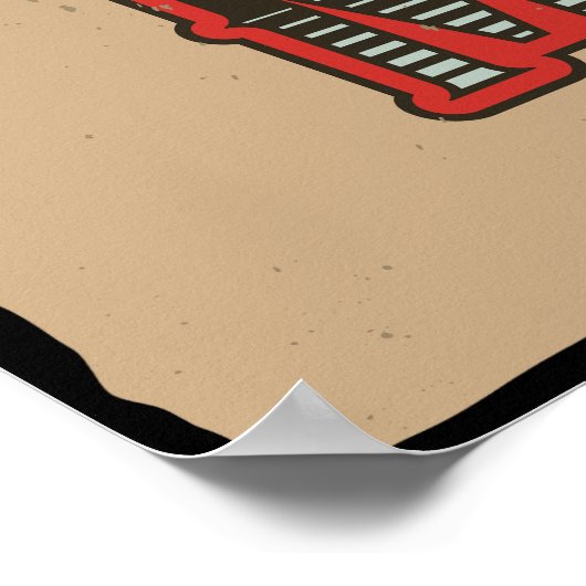 Retro  kaper poster (Hoek)