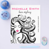 Retro Kapsels marketing Flyer (Enkel)