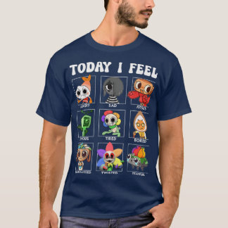 Retro Karakter Schattig Vintage Cartooneske Game 9 T-shirt