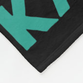 Retro Karate Gift voor Karateka Fleece Deken (Hoek)