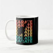 Retro Karate Gift voor Karateka Koffiemok (Links)