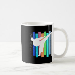 Retro Karate Judo Kickboksen Worstelen Mannen Vrou Koffiemok