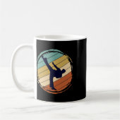 Retro Karate Koffiemok (Links)