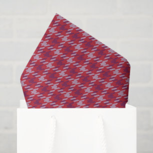 Retro karmozijnrode rode paarse patroon van de tissuepapier